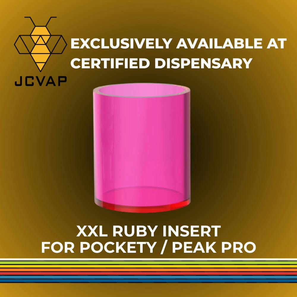 ICA XXL Ruby Insert - Pockety & Peak Pro | Portable Dab Vaporizer Insert | Gear | JCVAP