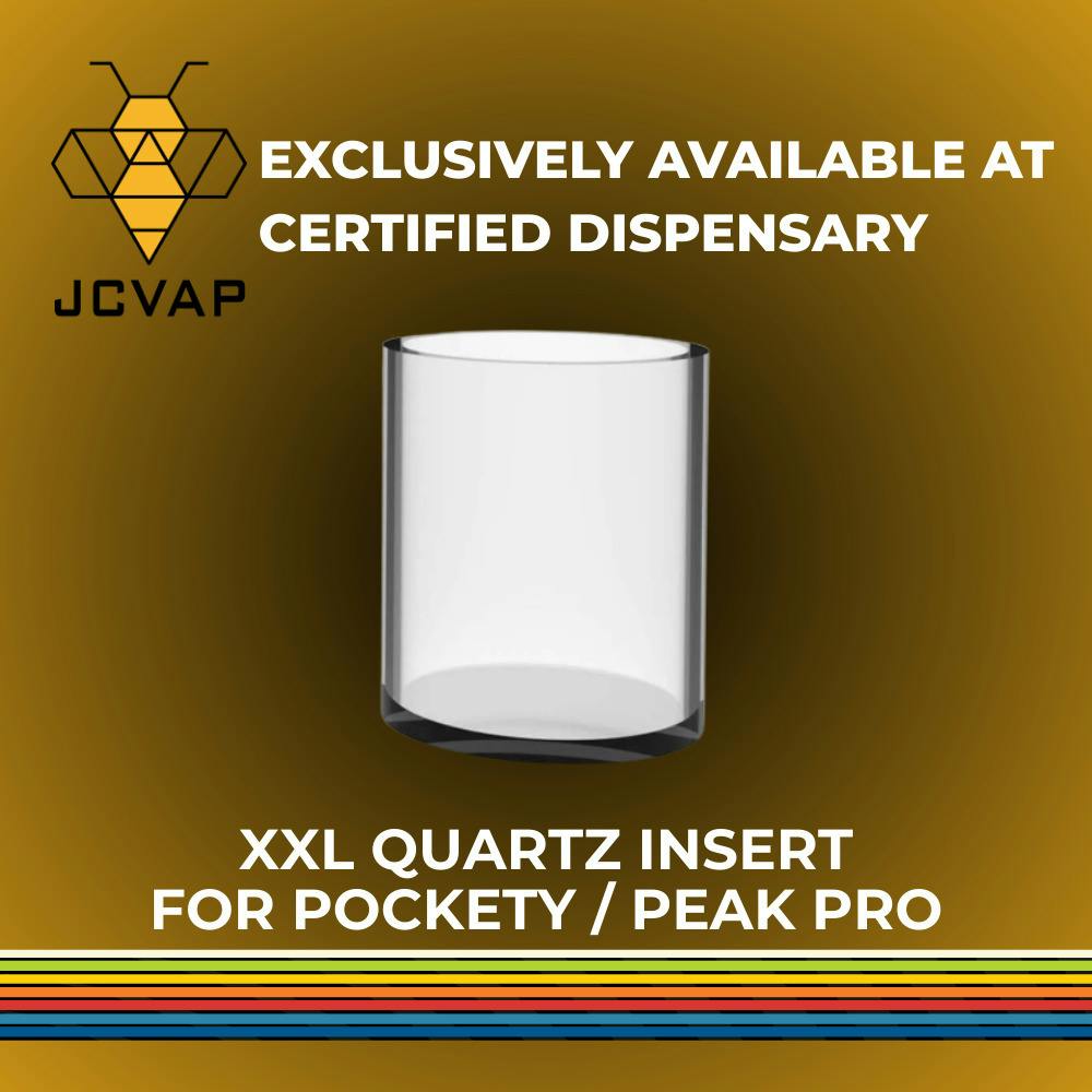 ICA XXL Quartz Insert - Pockety & Peak Pro | Portable Dab Vaporizer Insert | Gear | JCVAP