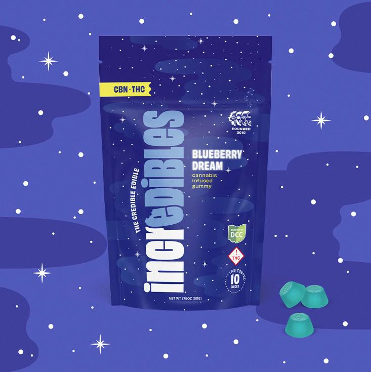 Blueberry Dream | 10pk 110mg 5:1 THC:CBN Gummies