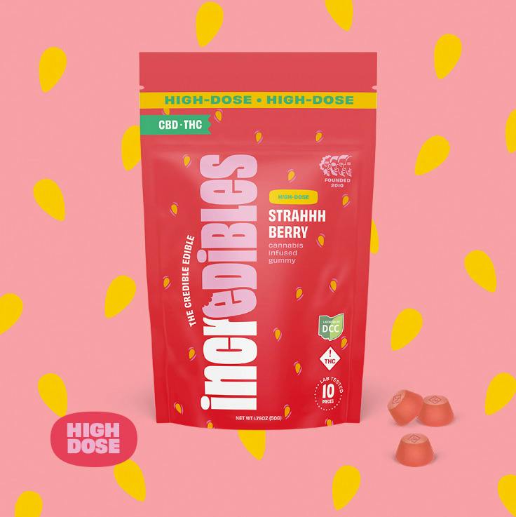 Strahhhberry | 10pk 500mg 1:1 THC:CBD Gummies