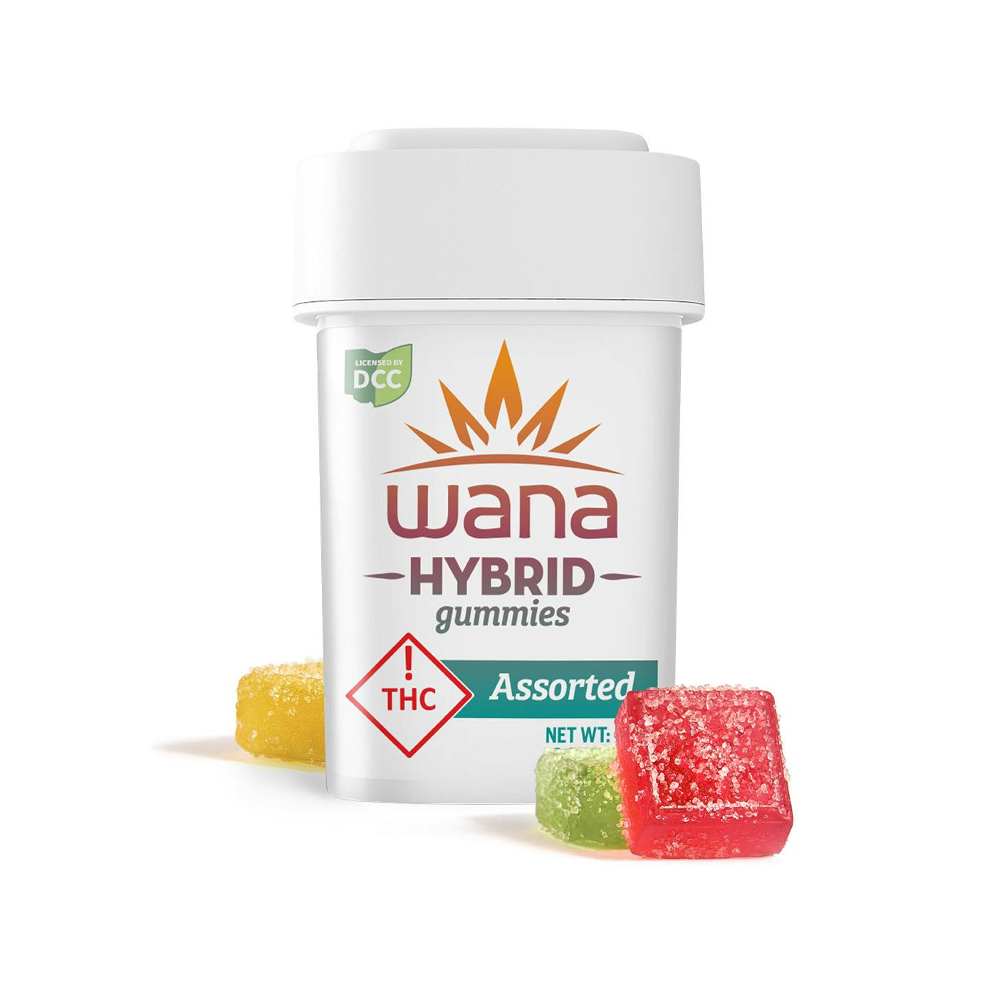 Assorted Hybrid | 10pk 105mg Sour Gummies