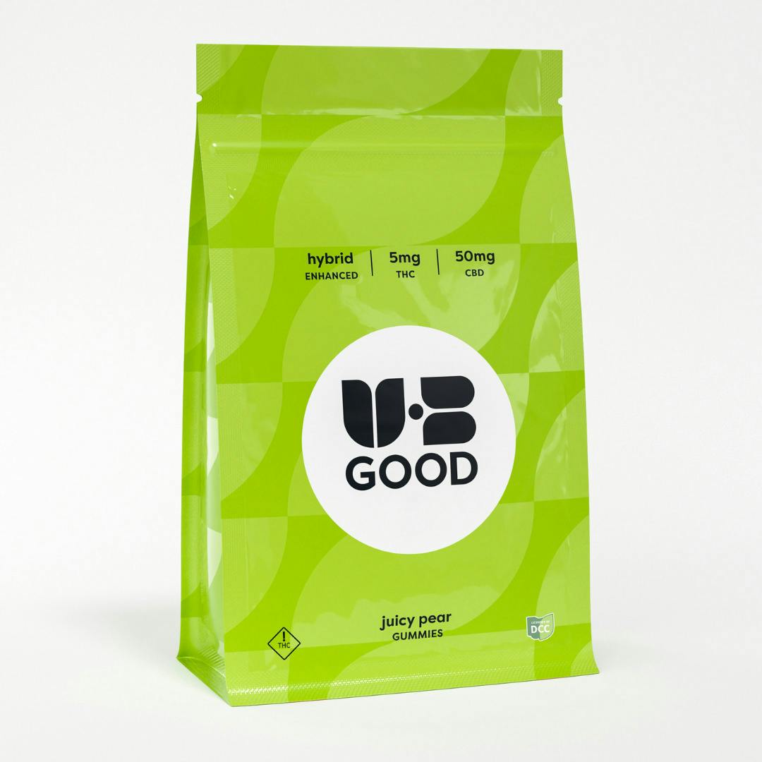 Juicy Pear | 20pk 100mg 1:10 THC:CBD Gummies