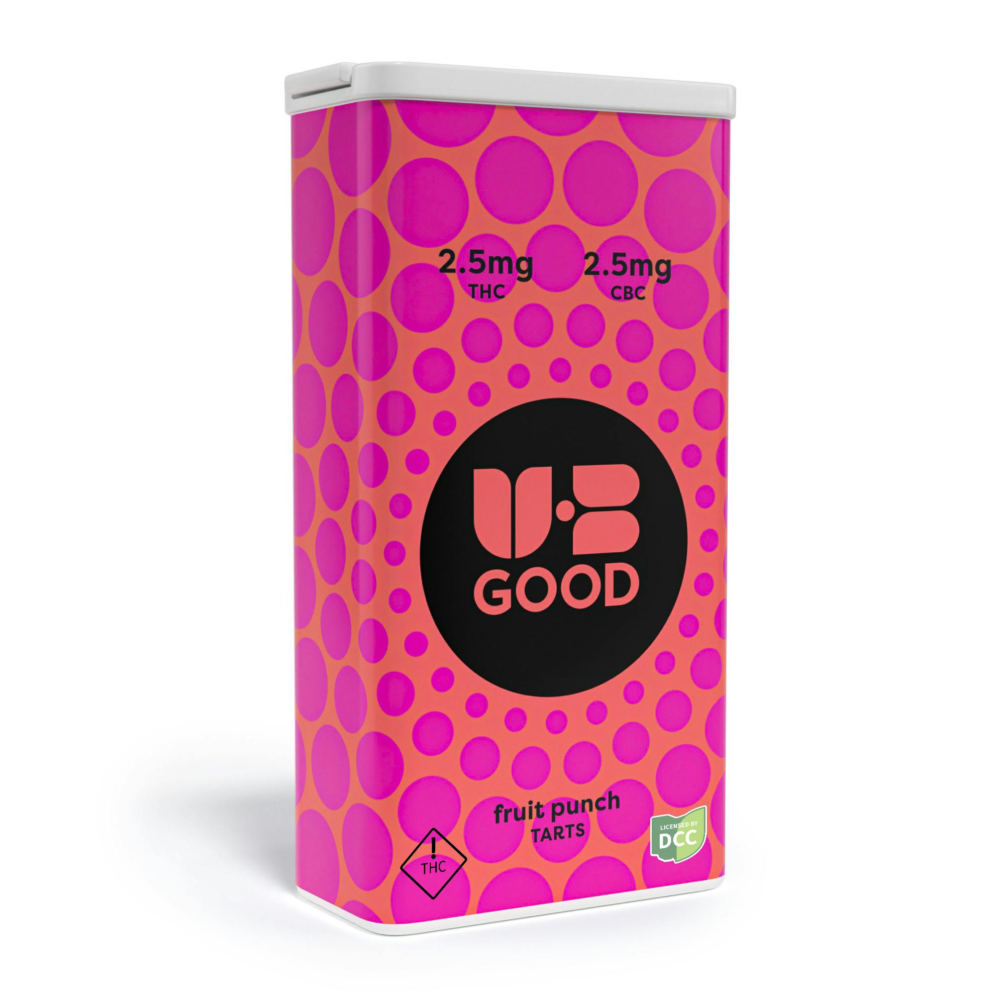 Fruit Punch | 40pk 100mg 1:1 THC:CBC Microdose Tarts