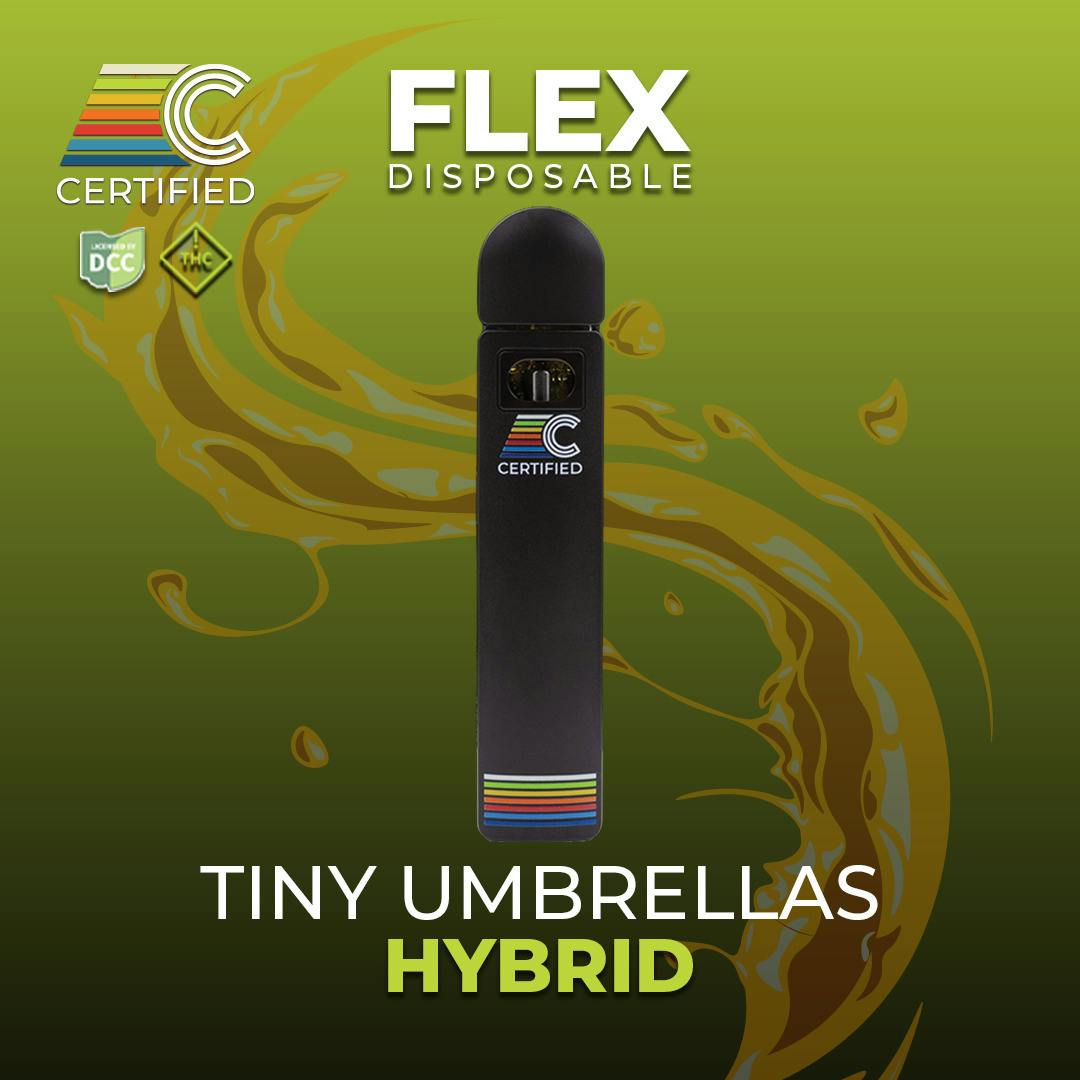 Tiny Umbrellas - FLEX | 1g Distillate Disposable