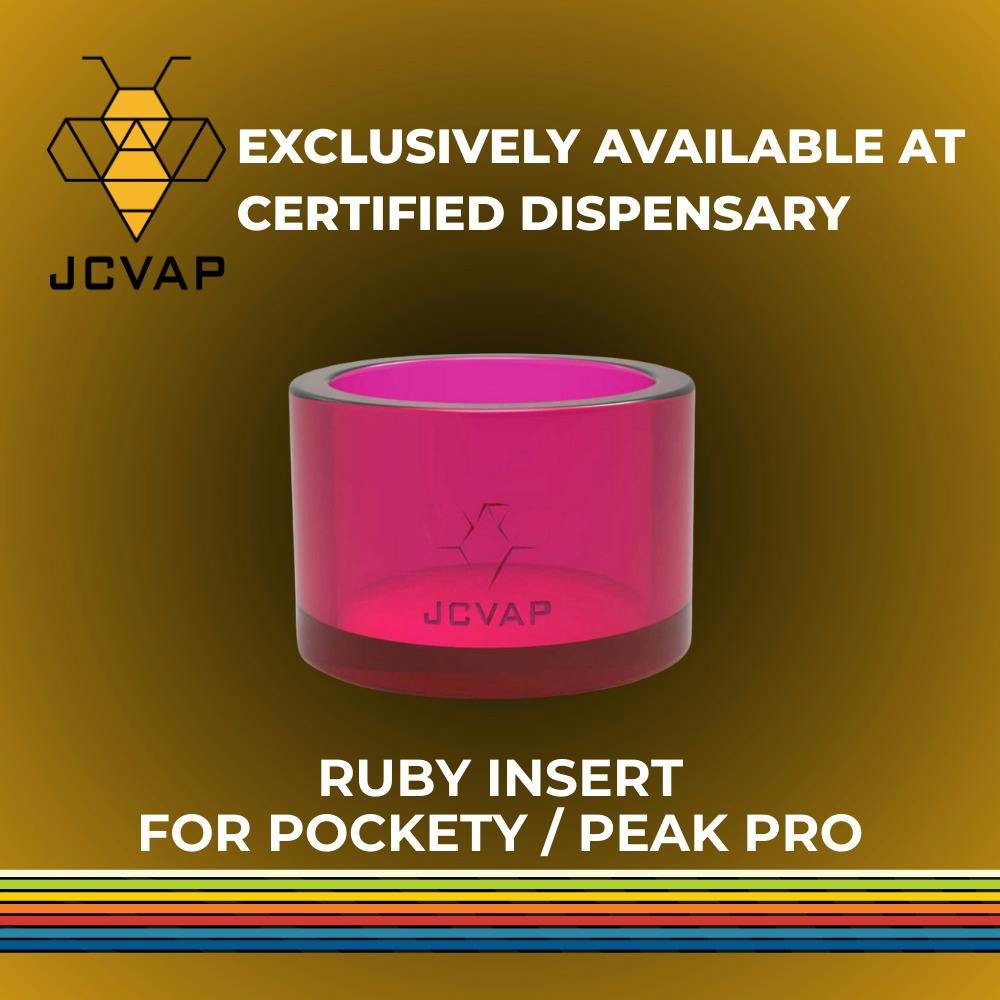Ruby Insert - Pockety & Peak Pro | Portable Dab Vaporizer Insert | Gear | JCVAP