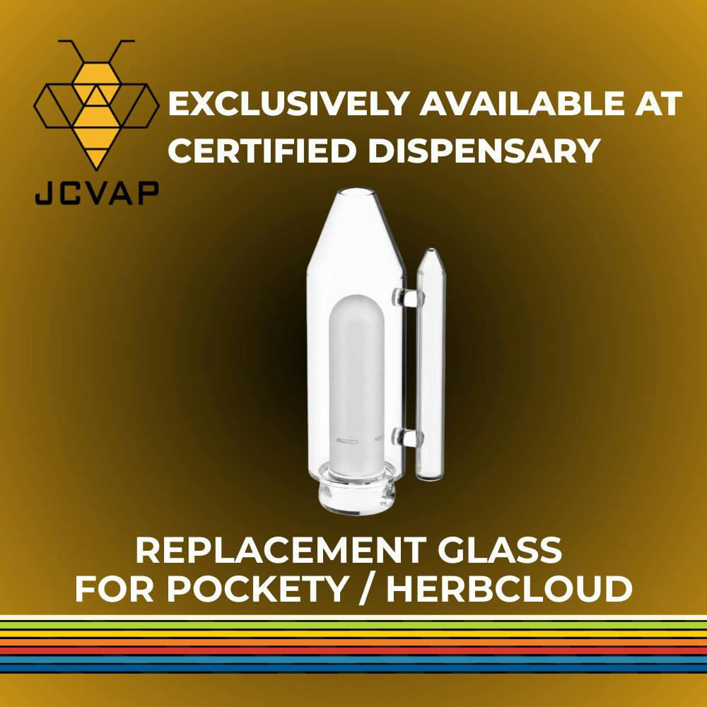 Pockety Replacement Glass - Default Rocket-Style | Portable Vaporizer Glass | JCVAP