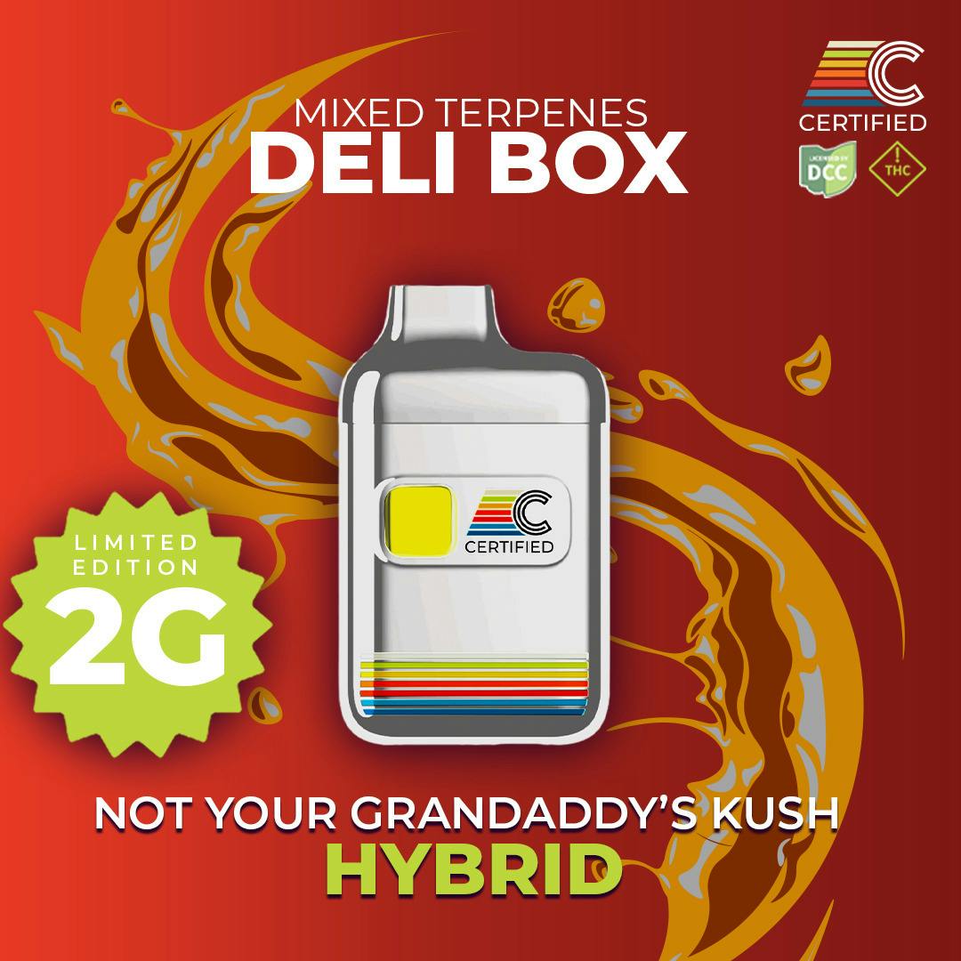 Not Your Granddaddy's Kush | 2g Mixed Distillate Deli Box
