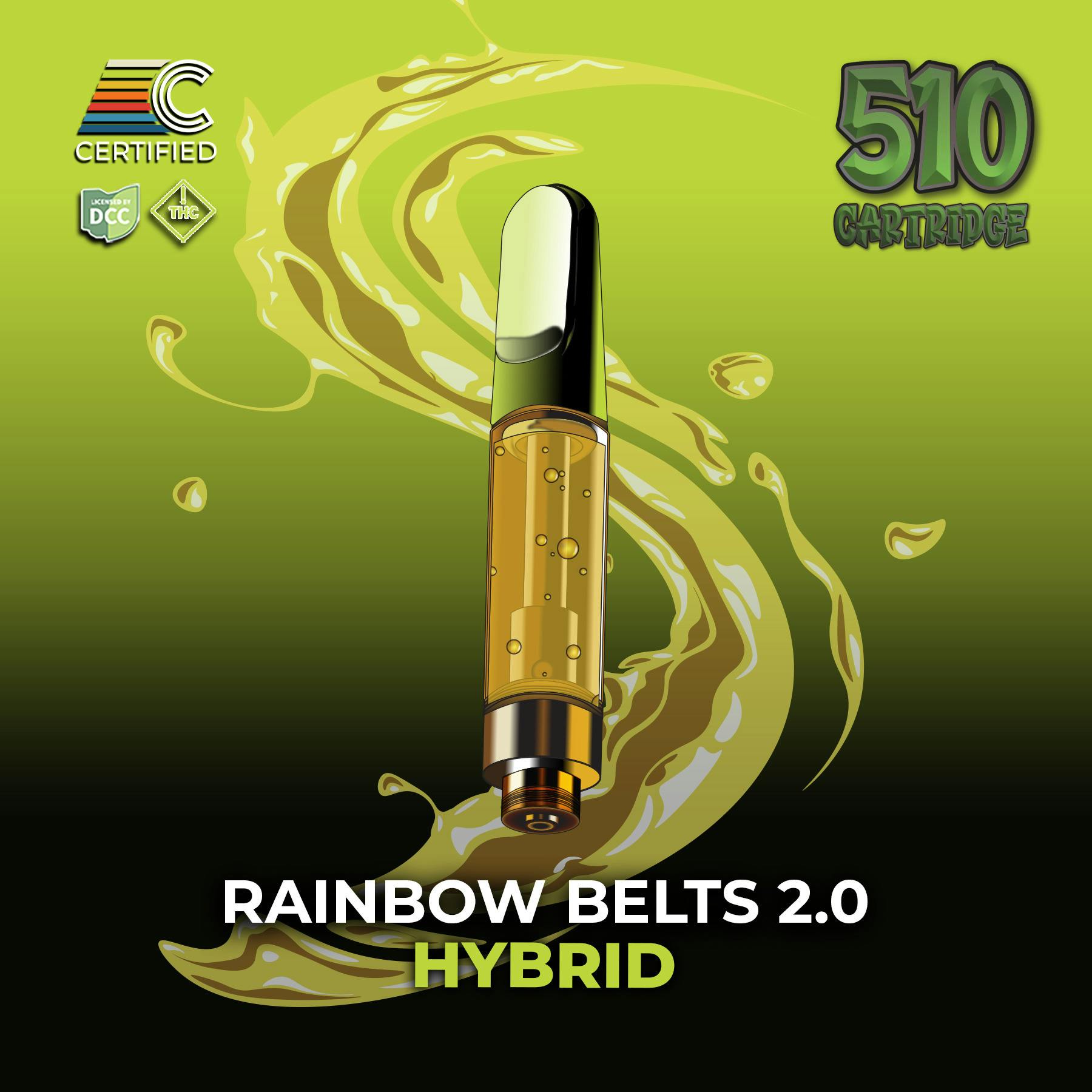 Rainbow Belts 2.0 | 1g Distillate Cart
