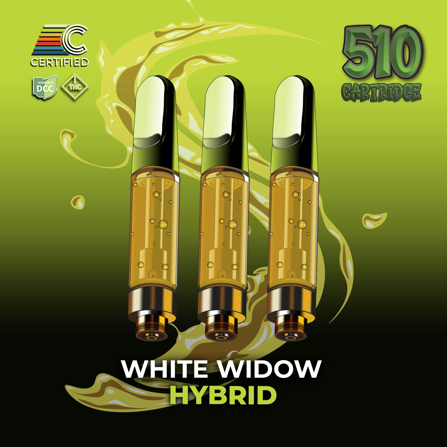 White Widow | 3pk 1g Distillate Cart