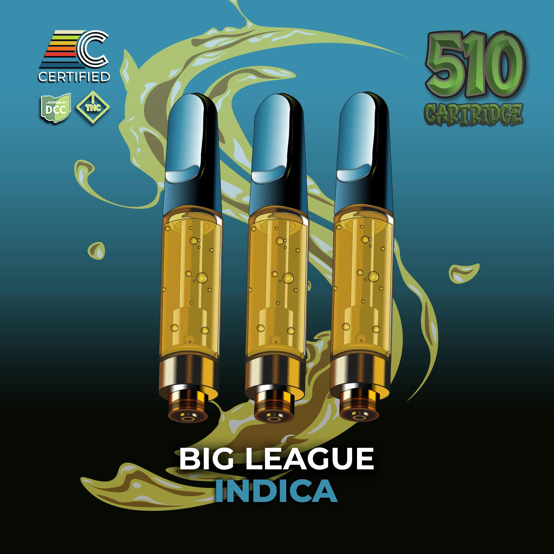 Big League | 3pk 1g Distillate Cart