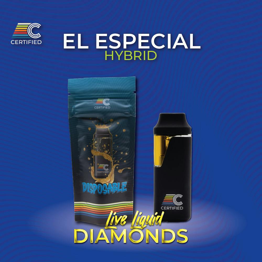 El Especial - LLD iKrusher | 1g High-Potency Live Resin Diamond Disposable
