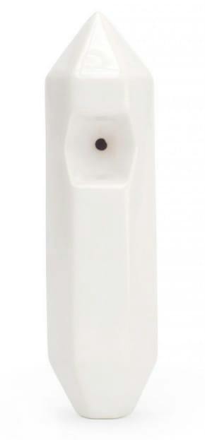 Crystal Voyager Pipe - White