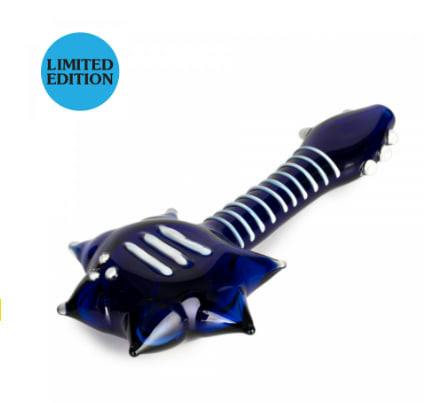 6" Guitar Hand Pipe (Limited Edition) - Blue