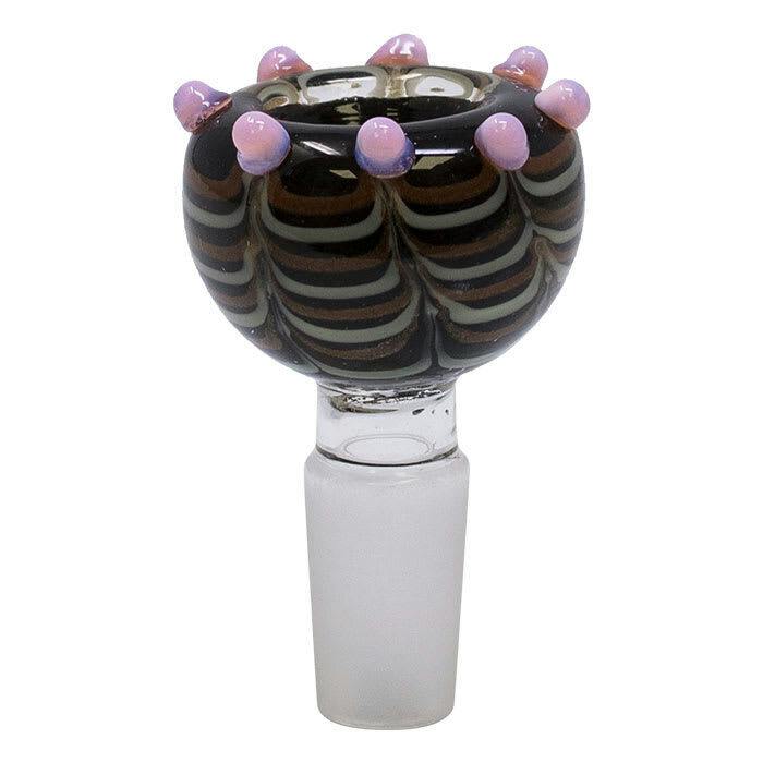 Black 14mm Nurdy Nubs Glass Bowl