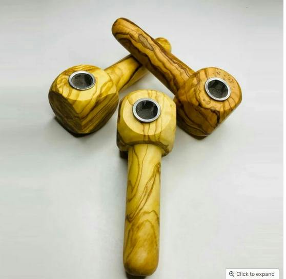 Olive Wood Apple Pipe