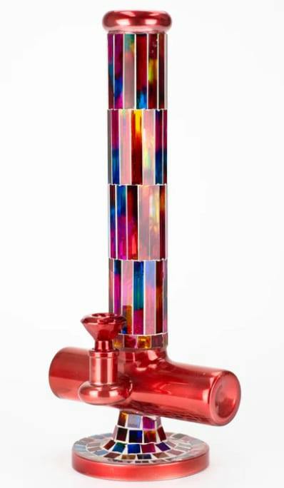 15.5" Mosaic Glass Bong v