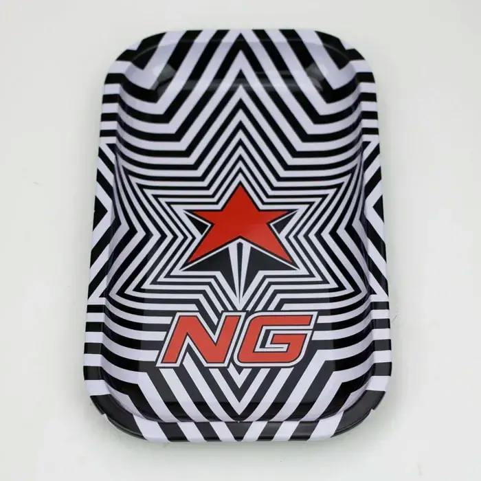 NG White/Black Rolling Tray