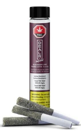 BLACKBERRY LIME PANNA COTTA INFUSED PRE-ROLLS - 1.5