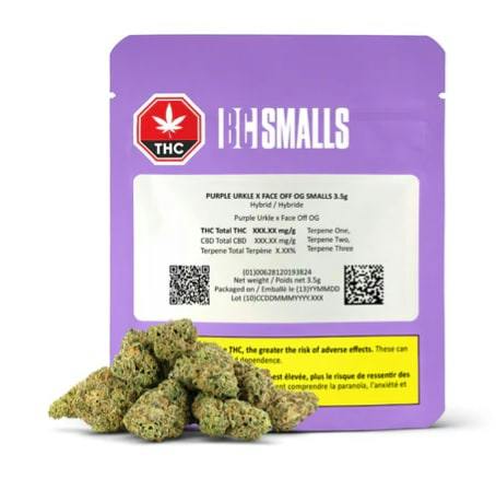 PURPLE URKLE X FACE OFF OG SMALLS - 3.5
