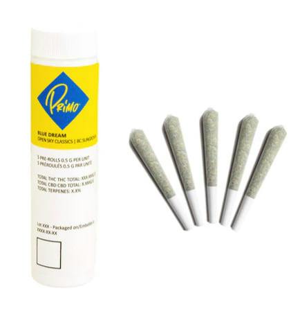 BLUE DREAM PRE-ROLLS - 2.5