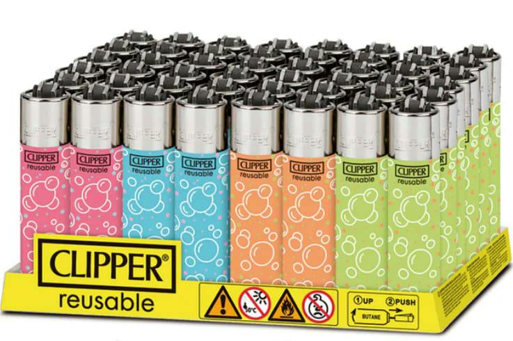 Fancy Bubbles Clipper Lighter