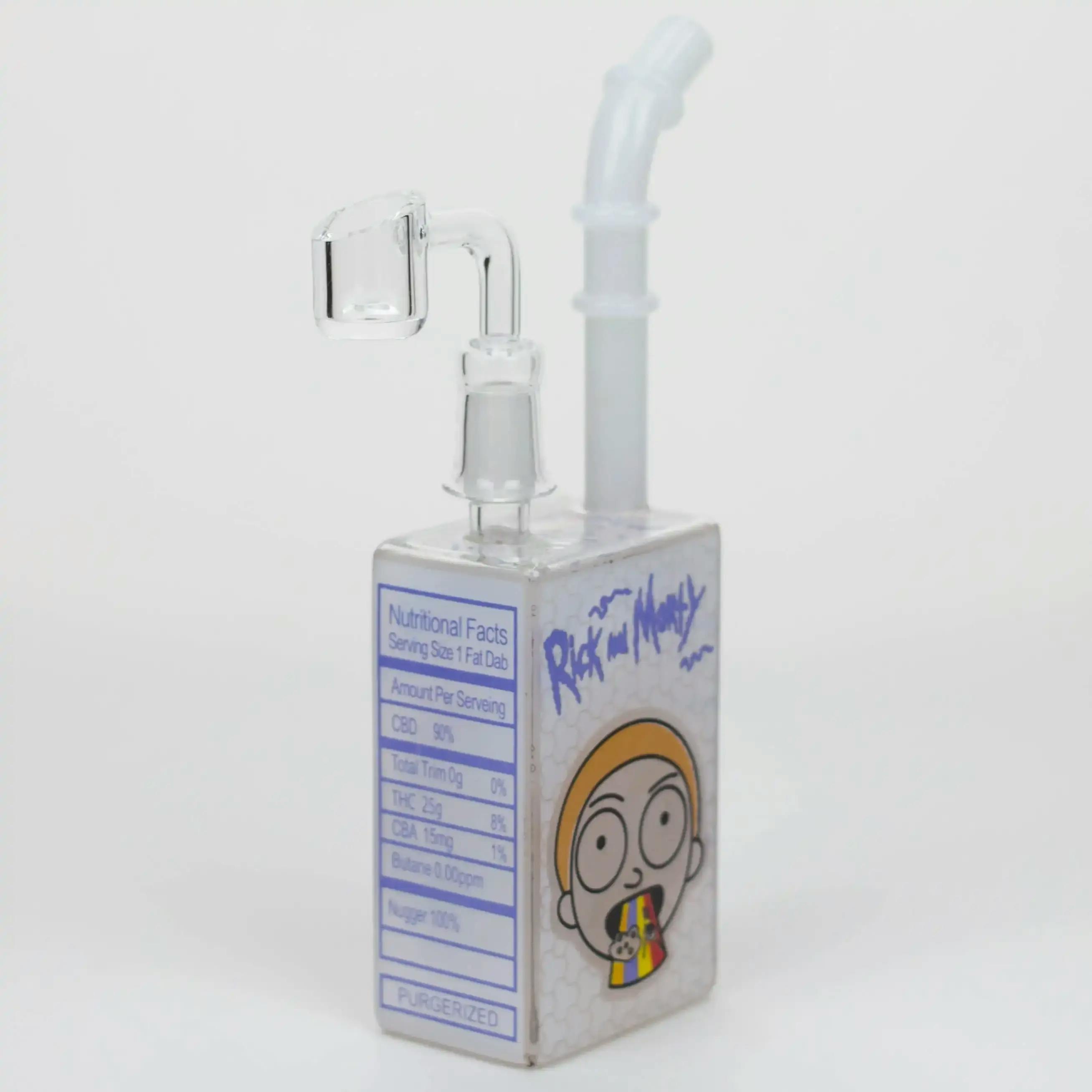 7.5" Glow in the dark Rick and Morty Dab Rig