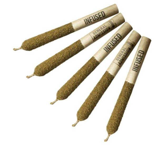 TIGER BLOOD DISTILLATE INFUSED PRE-ROLLS - 2.5