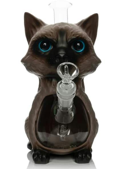 9" Siamese Cat Bong