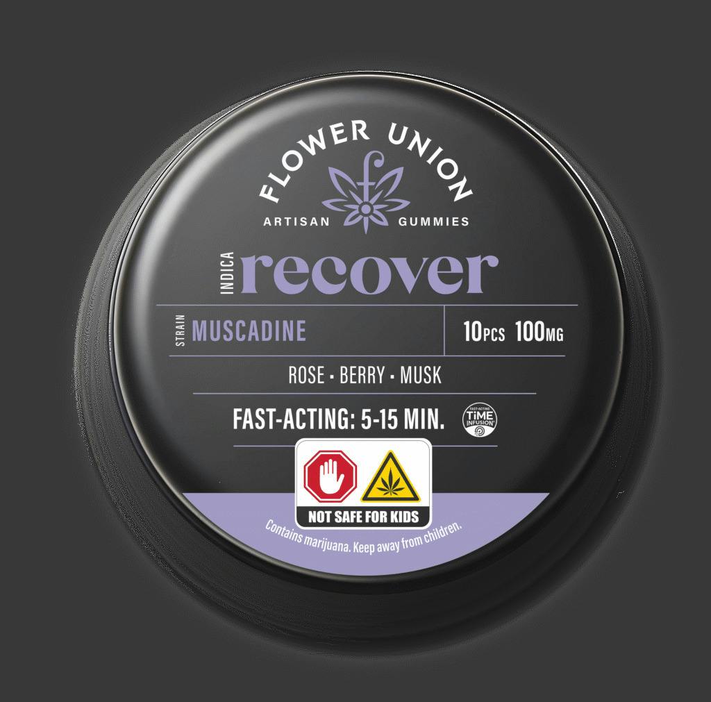 Flower Union - Gummies - Recover Strain: Hippie Crasher (I)