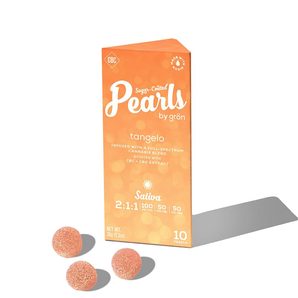 Pearls - Gummies - 2:1:1 Tangelo Pearls – THC/CBC/CBG (100mg) (H)