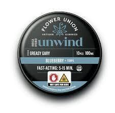 Flower Union - Gummies - Unwind-Strain: Night Terror Blueberry (I)