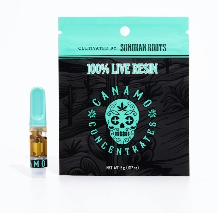 CANAMO LIVE RESIN SUNSET CLIFFS CARTRIDGE 0.5G