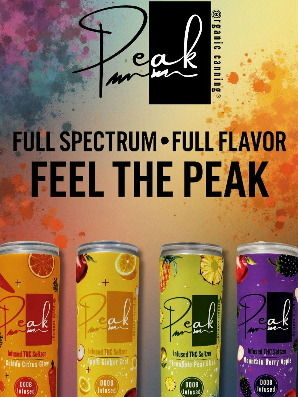 Peak Organic Organic Pineapple Pear Bliss Seltzer 12 fl oz | 30mg