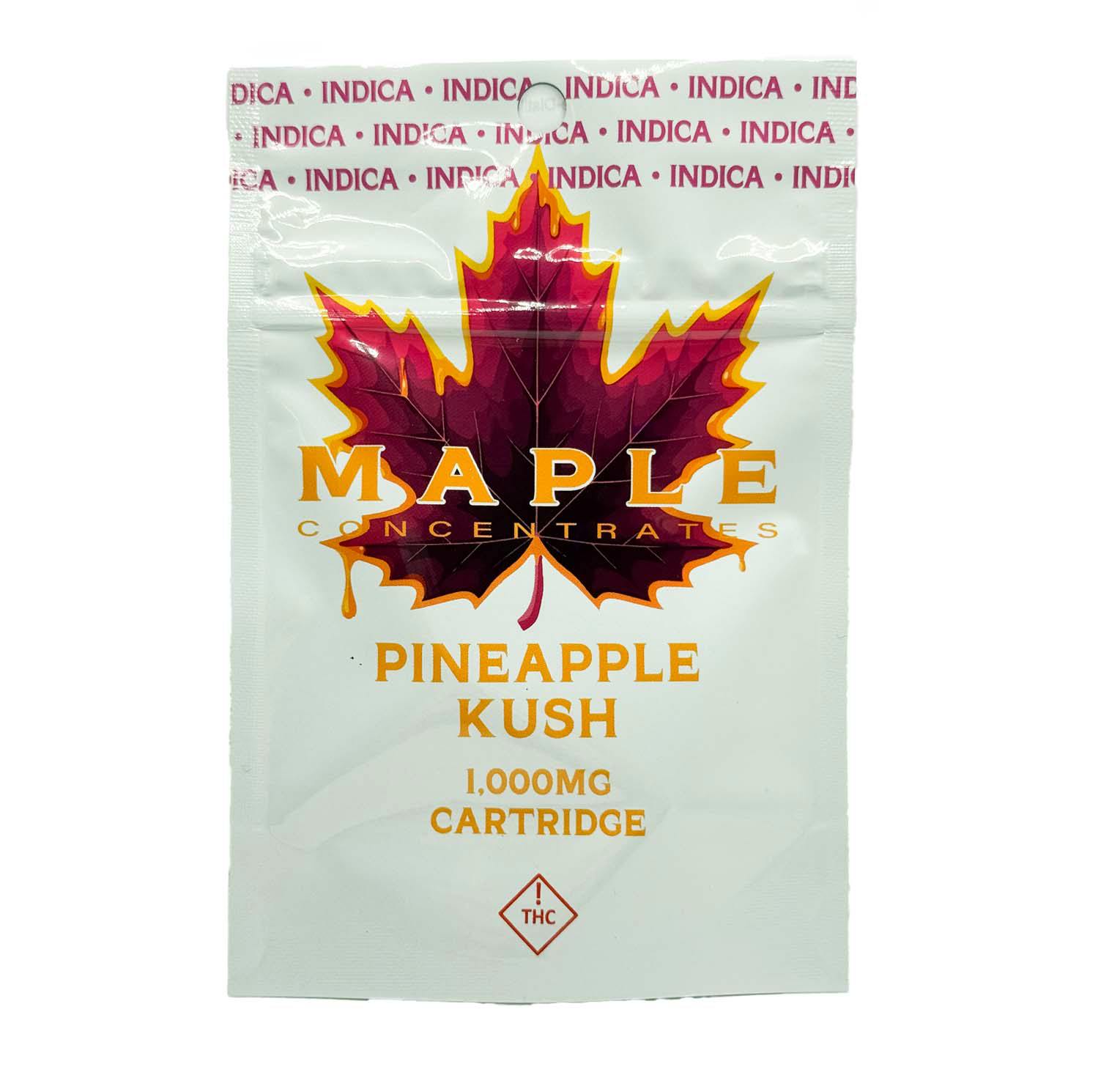 Maple-Disposable-Distillate-1g-Pineapple Kush (I)