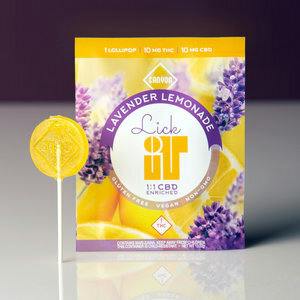 Canyon Lick It : Lavender Lemonade 1:1 CBD 10mg