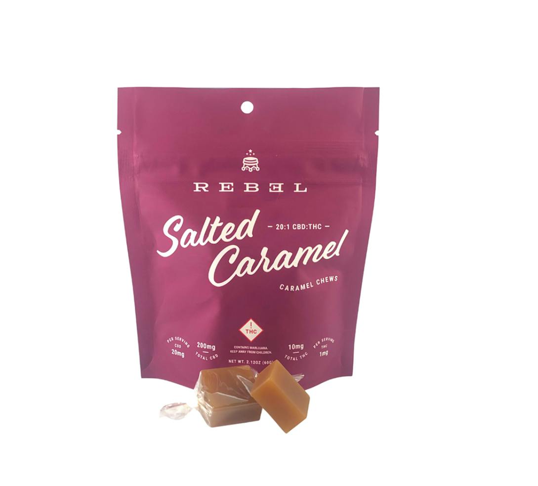 Rebel Caramels: Salted 20:1 10mg