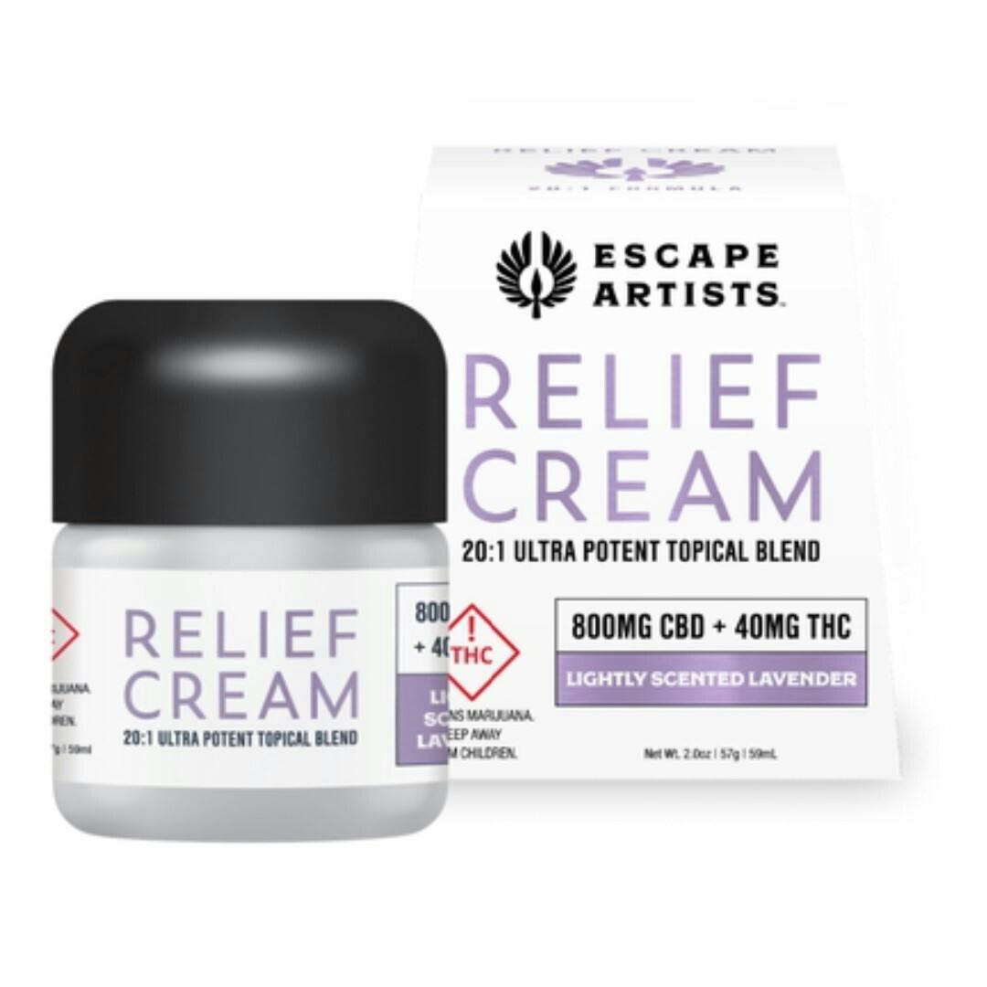 Escape Artists Salve: Relief Lavender 20:1 40mg