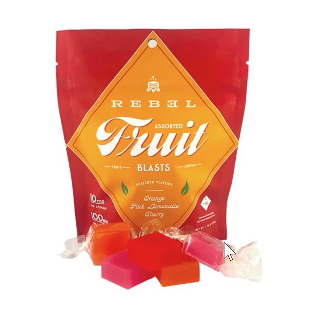 Rebel Blasts: Assorted Fruits 100mg