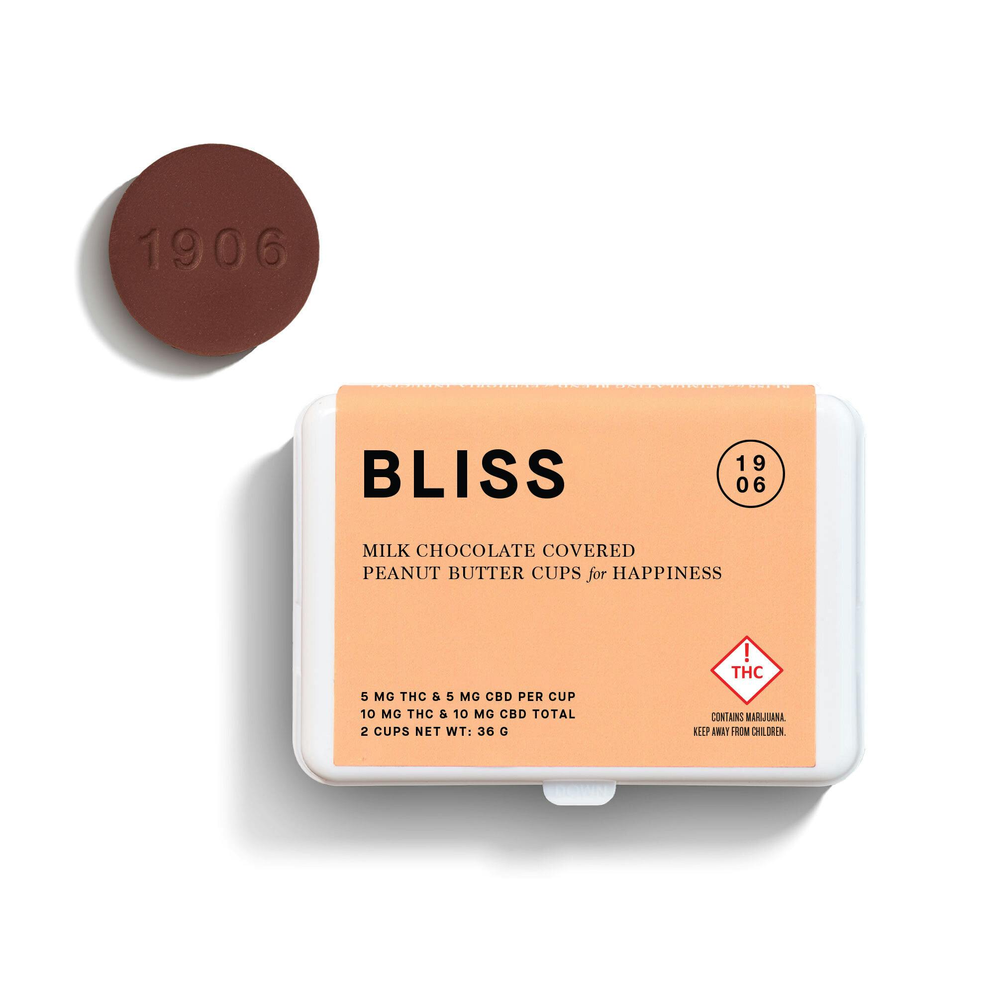 1906 BLISS Milk Peanut Butter Cup 2-PK