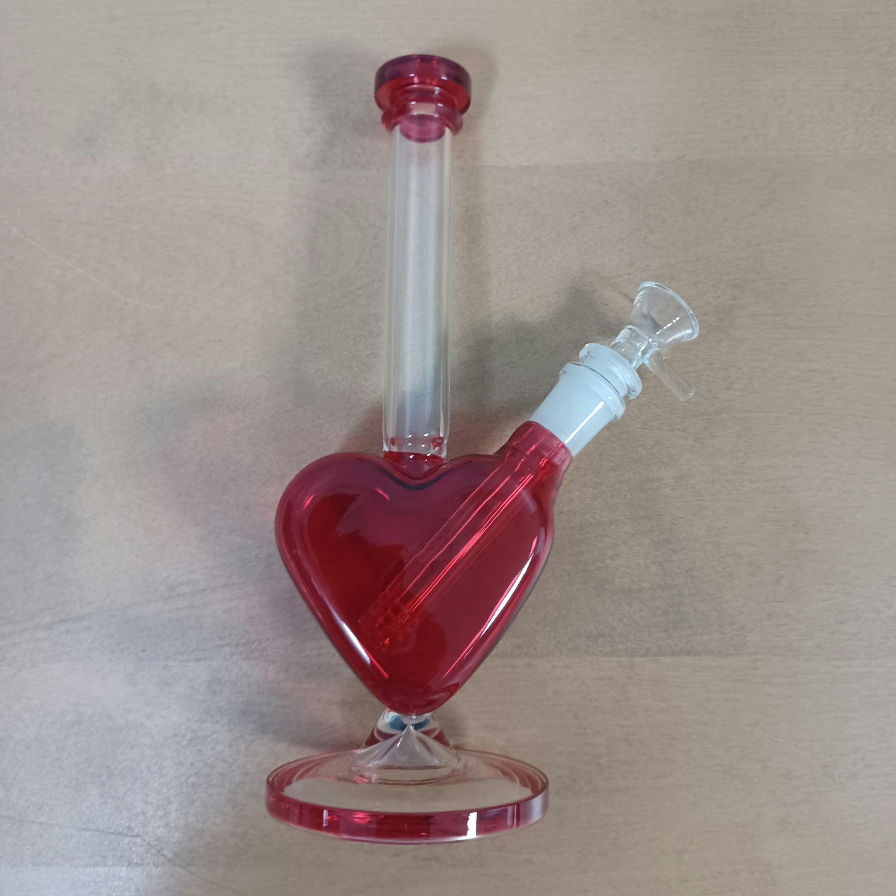 Heart Shaped Bong 9"