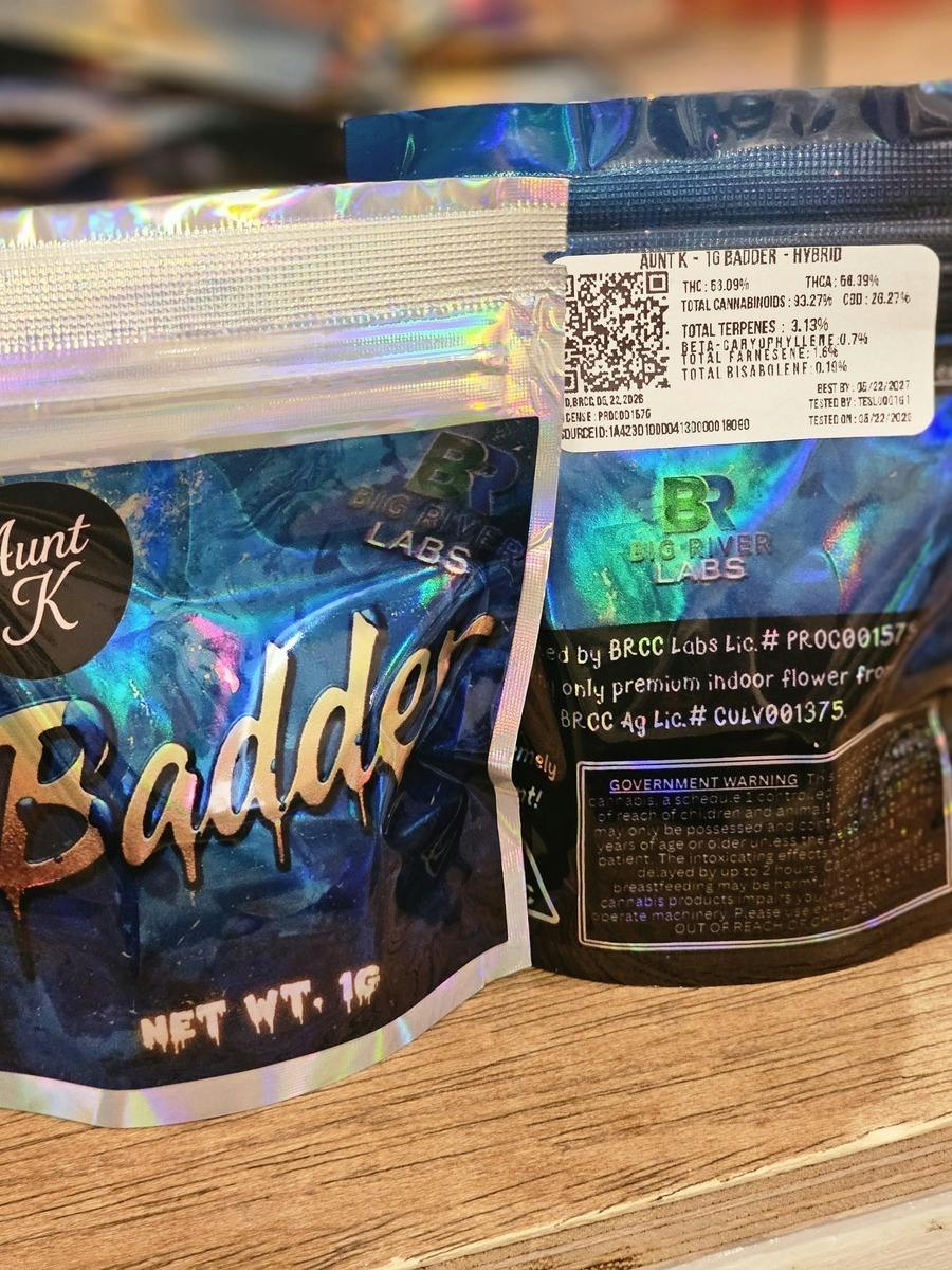 Aunt K | 1G Badder | Big River at Coast Cannabis