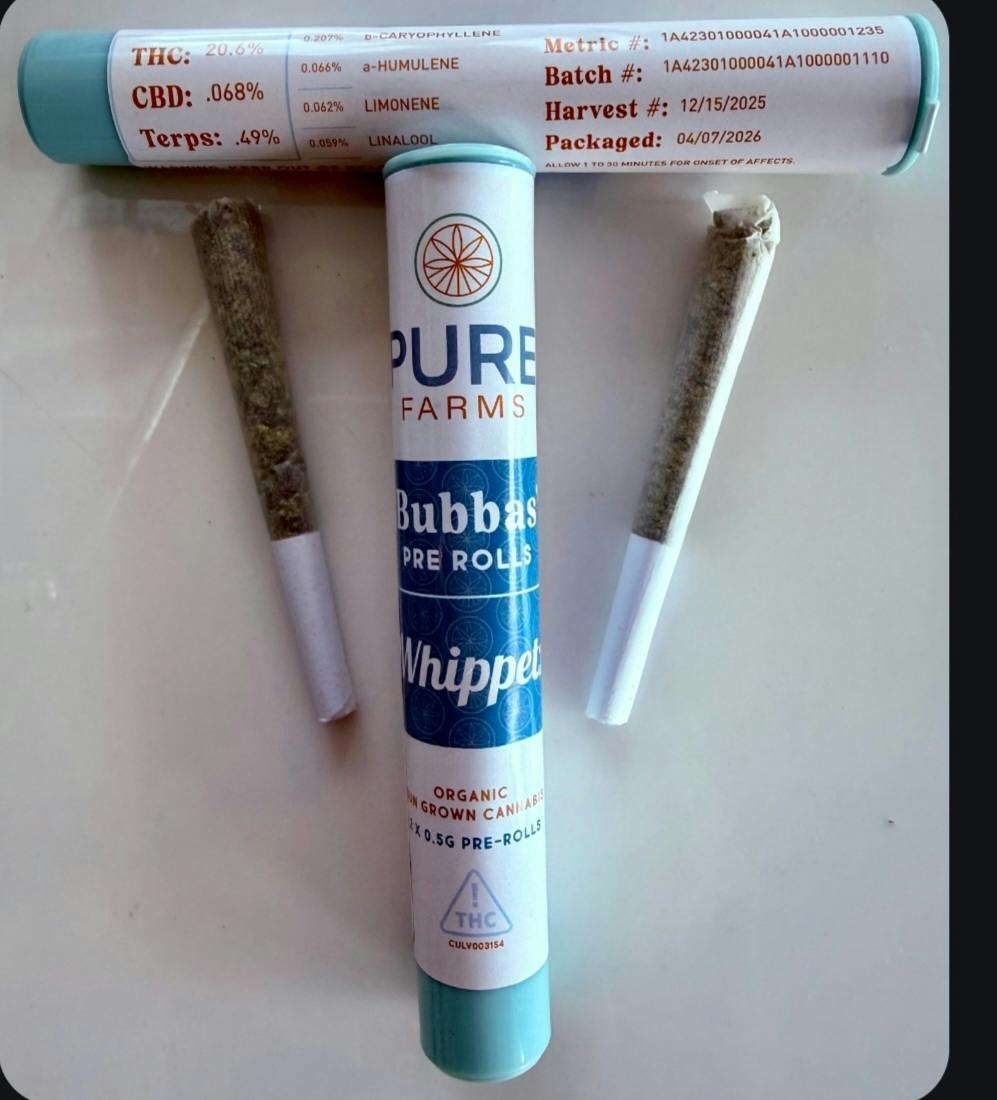 Whippetz | 1G Tight Pre-Rolls | Pure MS at Coast Cannabis