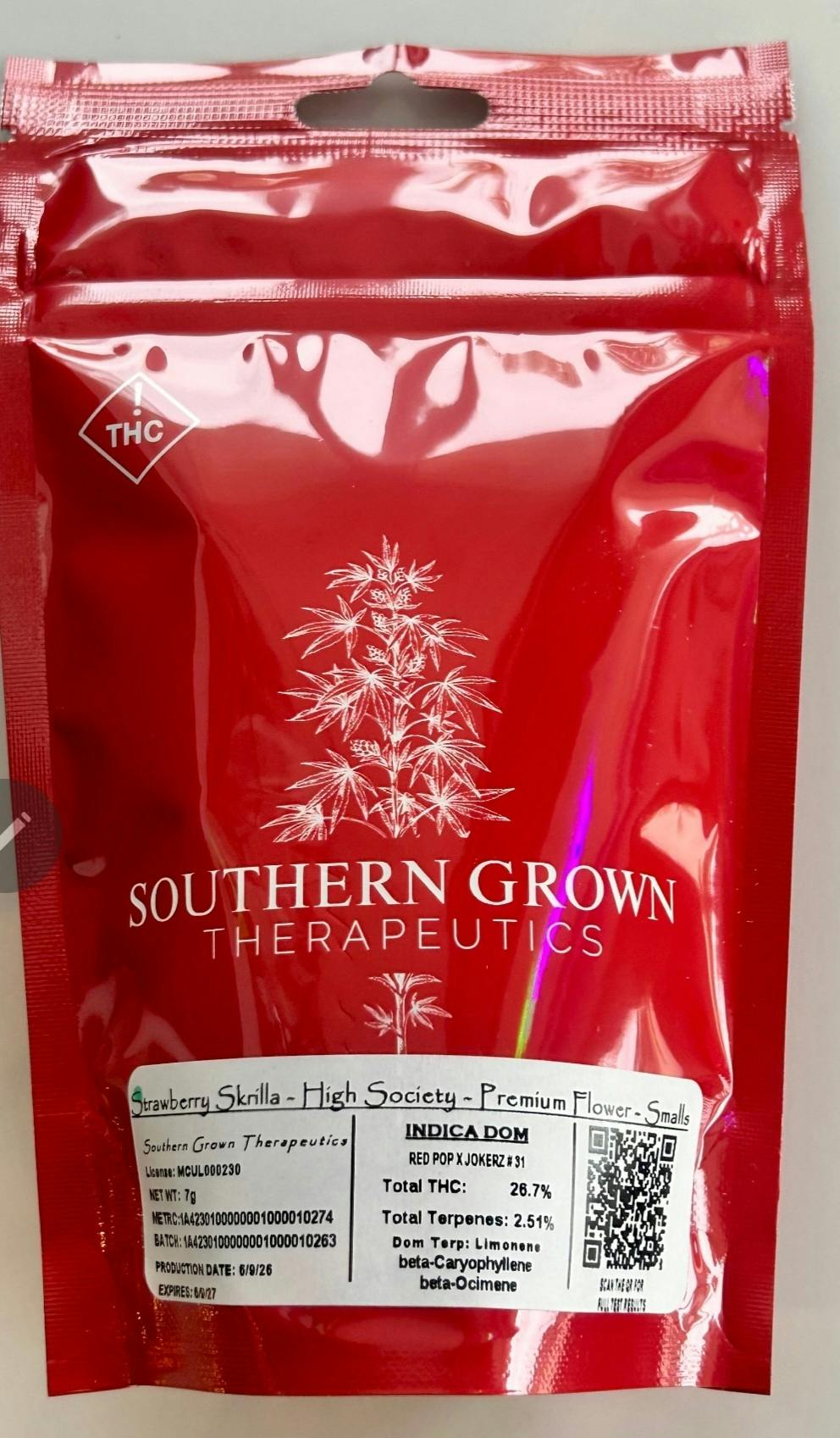 Strawberry Skrilla | 7G Legit Flower | Southern Grown