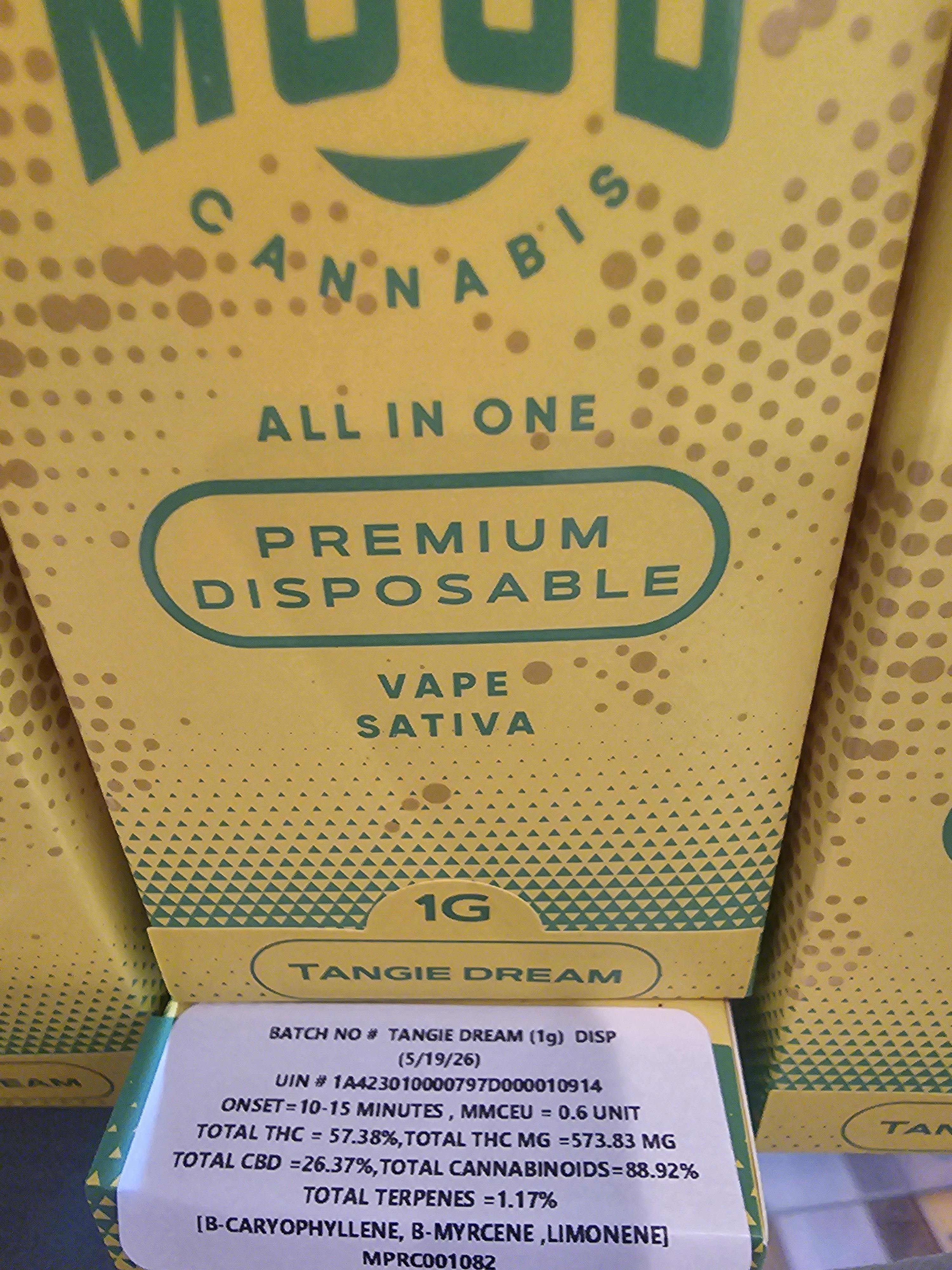 TANGIE DREAM | 1G Disposable Vape Pen | BESTMOOD