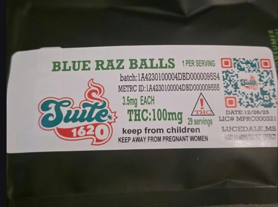 Blue Raz | 5MG (100MG) Live Resin Balls