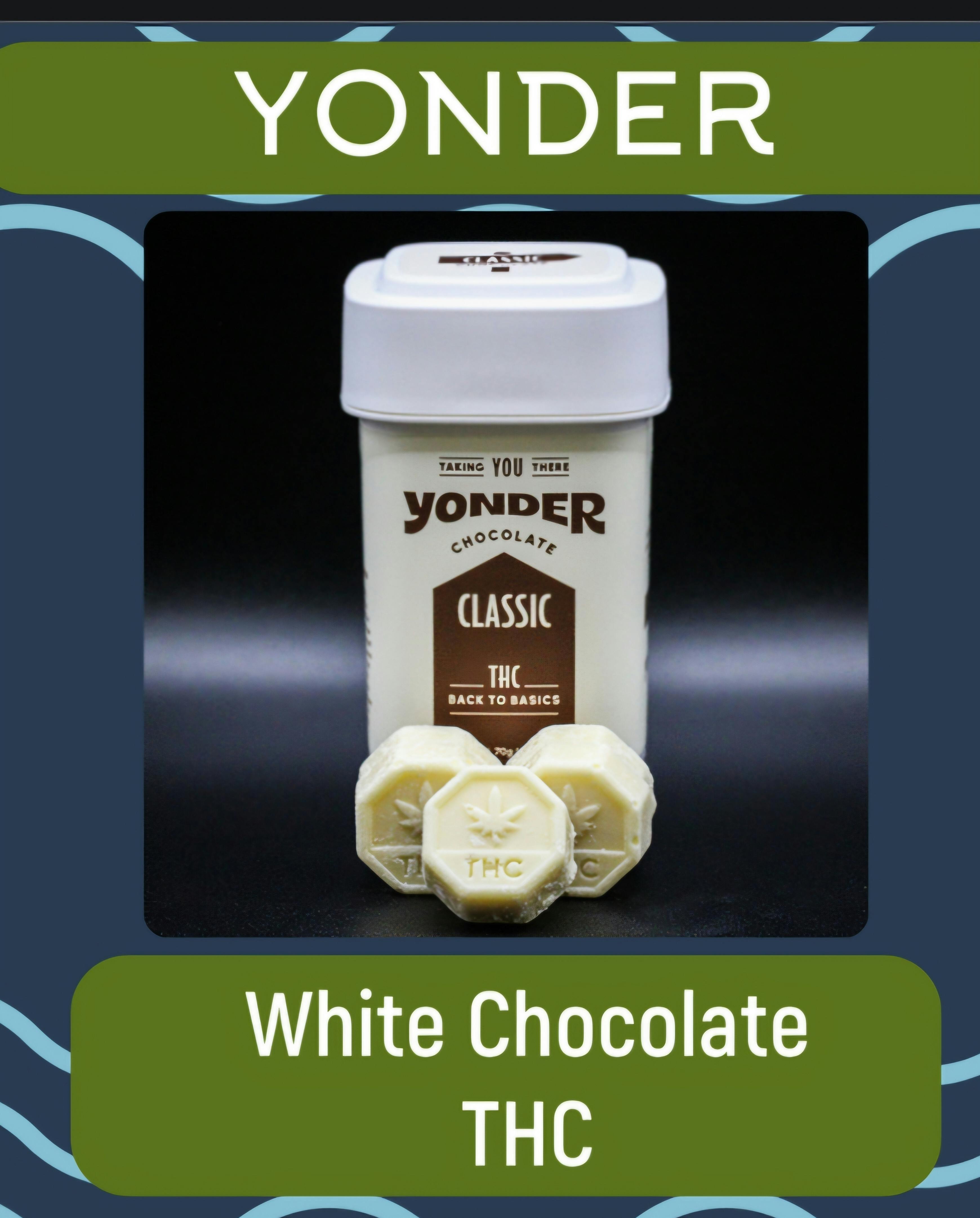 White Chocolate | 100MG Infused Chocolate | Yonder