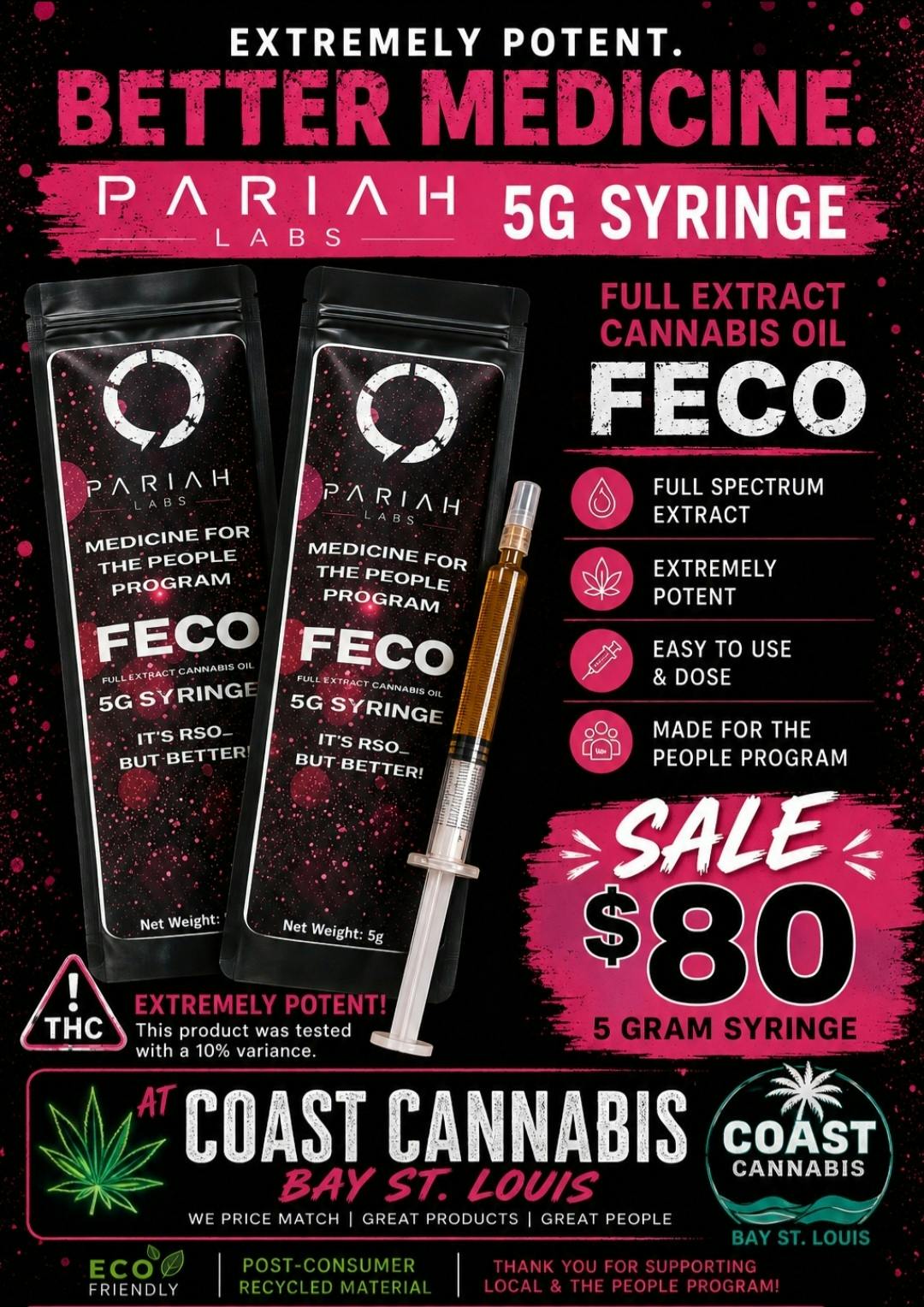 BIG MF 5G Syringe | Pariah Labs - 5g FSO Syringe -