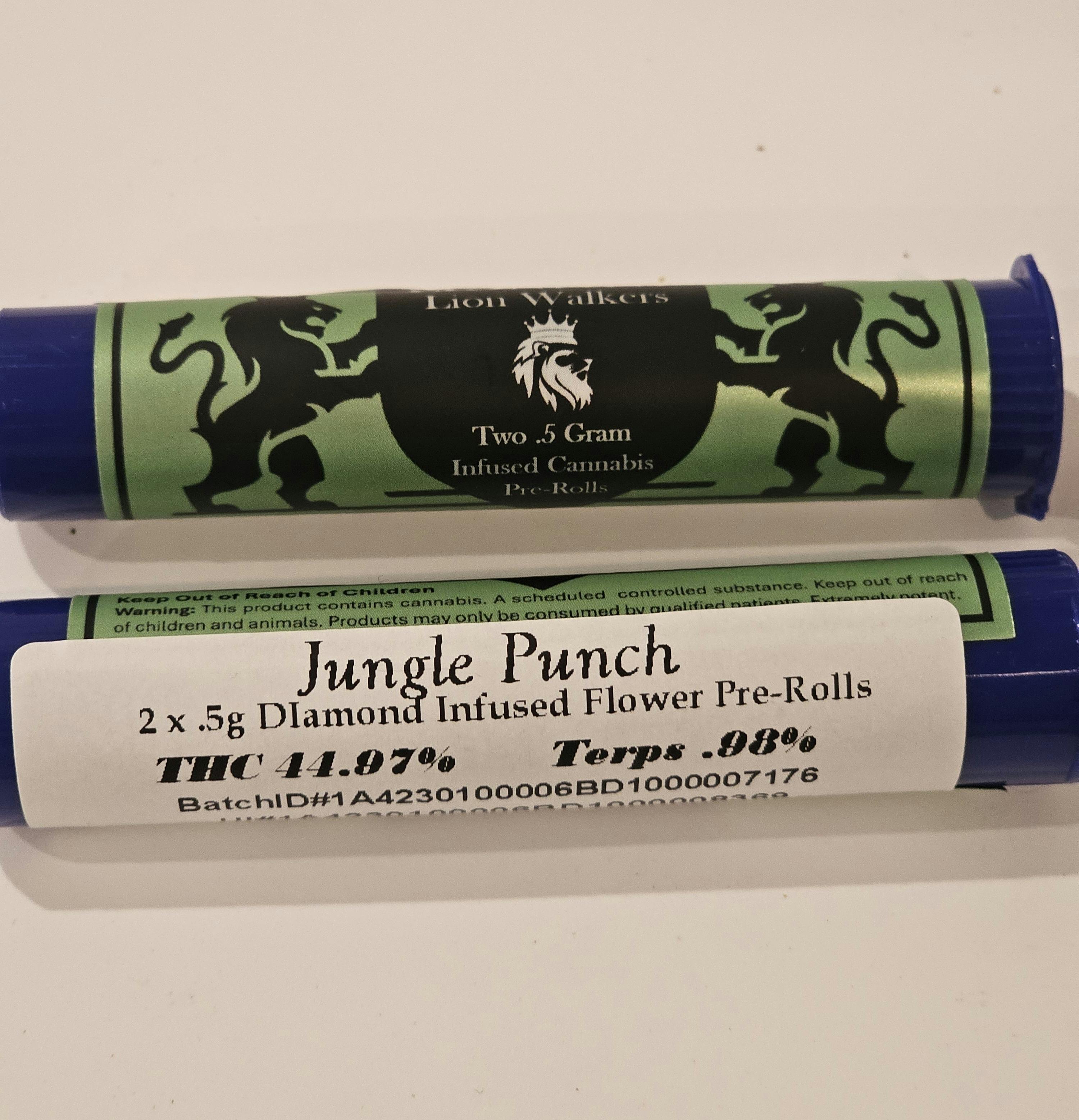 Jungle Punch | 1G Infused Pre-rolls | Lion's Paw