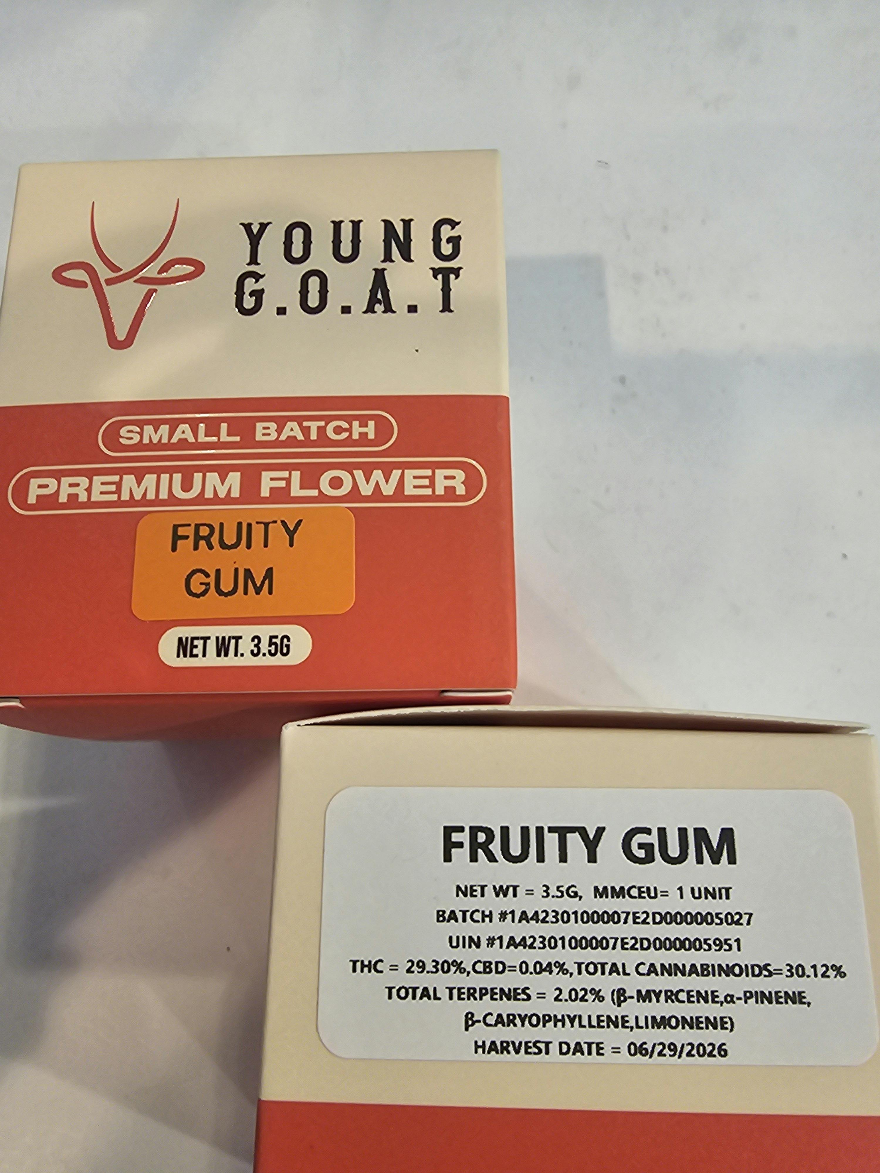 FRUITY GUM | 3.5G FLOWER | YOUNG GOAT