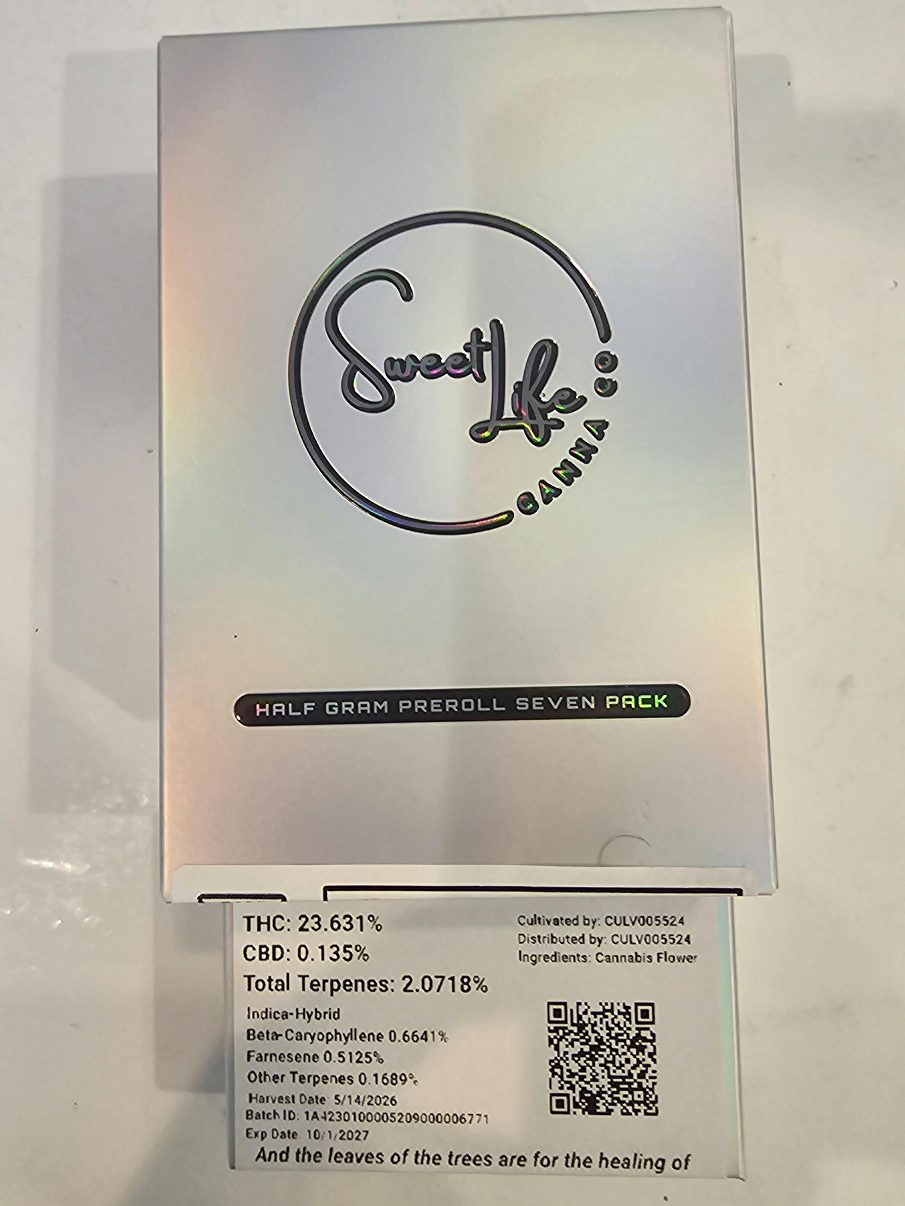 Banana Cream Jealousy | 3.5G (7X0.5) Lucky 7s Pre Rolls | Sweet Life
